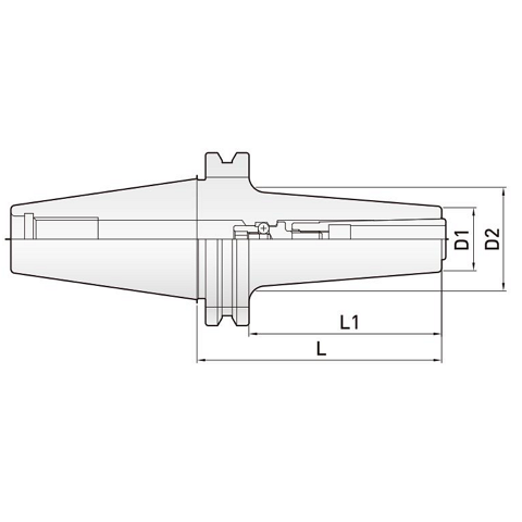 UC10 Gold Chuck SK40 Taper