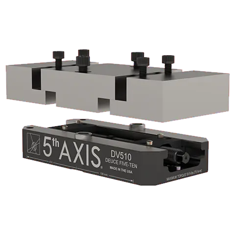 DV510-J3 Double Station Vice Machinable Soft Jaw Set Steel